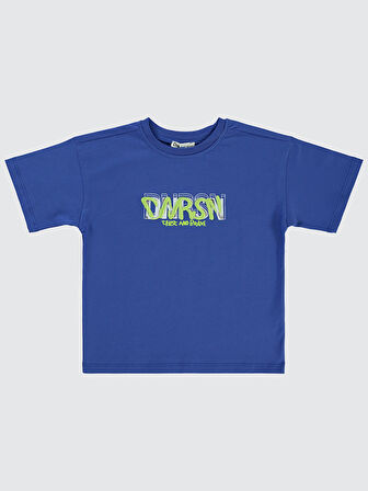 Civil Boys Erkek Çocuk Tişört 10-13 Yaş Saks Mavisi