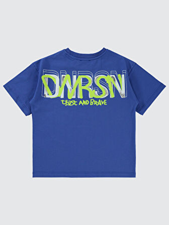 Civil Boys Erkek Çocuk Tişört 10-13 Yaş Saks Mavisi