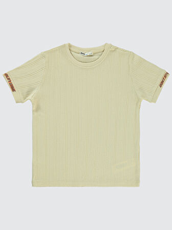 Civil Boys Erkek Çocuk Tişört 6-9 Yaş Taş Rengi