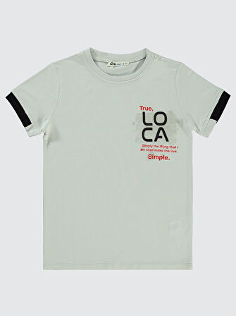 Civil Boys Erkek Çocuk Tişört 6-9 Yaş Açık Gri