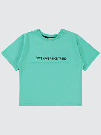 Civil Boys Erkek Çocuk Tişört 10-13 Yaş Mint