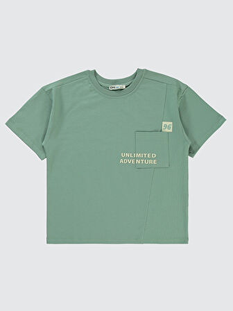 Civil Boys Erkek Çocuk Tişört 6-9 Yaş Haki