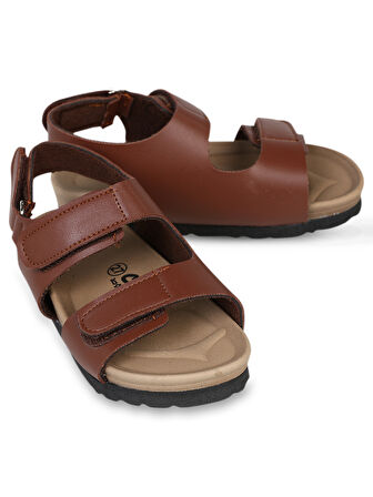 Civil Boys Erkek Çocuk Sandalet 27-31 Numara Taba