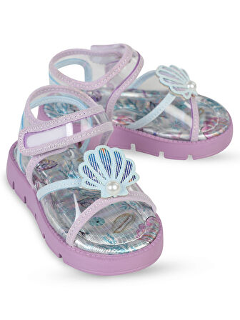 Civil Girls Kız Çocuk Sandalet 22-26 Numara Lila