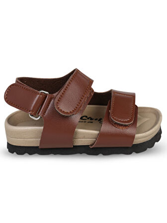Civil Boys Erkek Çocuk Sandalet 22-26 Numara Taba