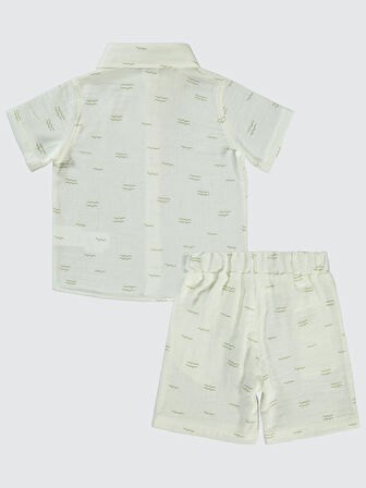 Civil Baby Erkek Bebek Takım 6-18 Ay Ekru