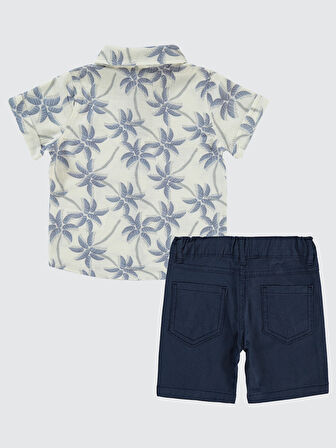 Civil Baby Erkek Bebek Takım 6-18 Ay İndigo