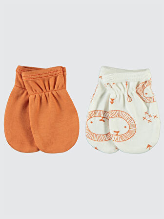 Civil Baby Bebek 2'li Eldiven Oranj