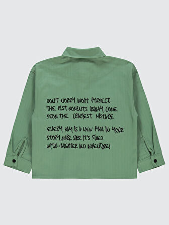 Civil Boys Erkek Çocuk Gömlek 10-13 Yaş Açık Haki