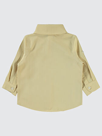 Civil Baby Erkek Bebek Gömlek 6-18 Ay Sütlü Kahve