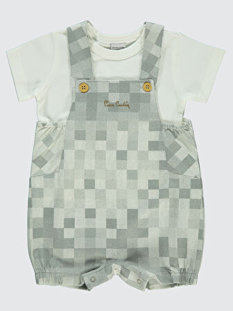 Pierre Cardin Erkek Bebek Salopet 3-12 Ay Gri