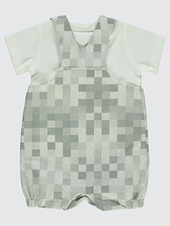 Pierre Cardin Erkek Bebek Salopet 3-12 Ay Gri