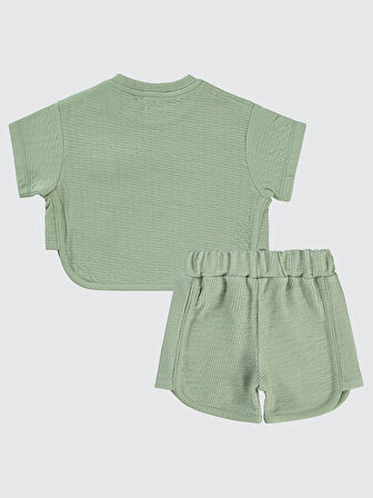 Civil Baby Erkek Bebek Şortlu Takım 6-18 Ay Haki