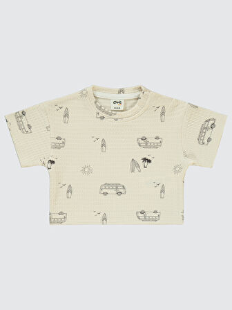 Civil Baby Erkek Bebek Şortlu Takım 6-18 Ay Bej