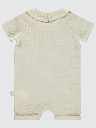 Civil Baby Erkek Bebek Patiksiz Tulum 6-18 Ay Bej