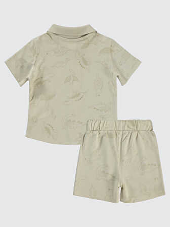 Civil Baby Erkek Bebek Takım 6-18 Ay Bej