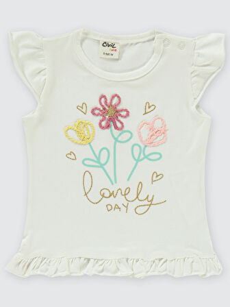 Civil Baby Kız Bebek Takım 6-18 Ay Ekru