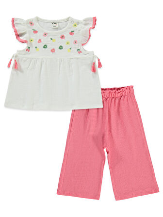 Civil Baby Kız Bebek Takım 6-18 Ay Ekru