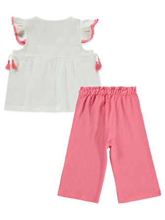 Civil Baby Kız Bebek Takım 6-18 Ay Ekru
