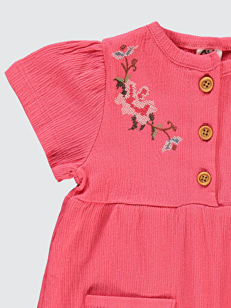 Civil Baby Kız Bebek Elbise 6-18 Ay Mercan