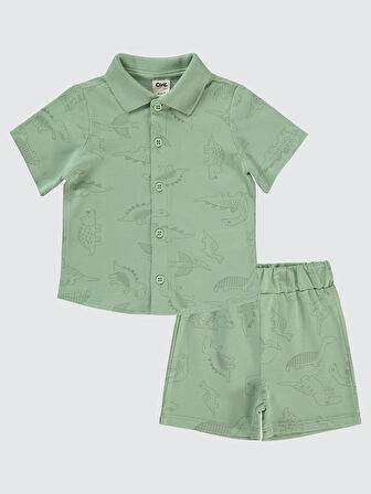 Civil Baby Erkek Bebek Takım 6-18 Ay Yeşil
