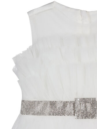 Civil Girls Kız Çocuk Abiye 6-9 Yaş Ekru