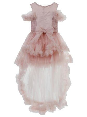 Civil Girls Kuyruklu 6-14 Yaş Abiye - Pembe 6-7 Yaş