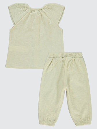 Civil Baby Kız Bebek Takım 6-18 Ay Ekru