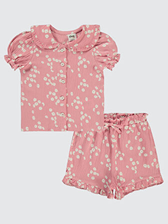 Civil Baby Kız Bebek Takım 6-18 Ay Gül Kurusu