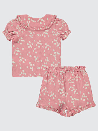 Civil Baby Kız Bebek Takım 6-18 Ay Gül Kurusu