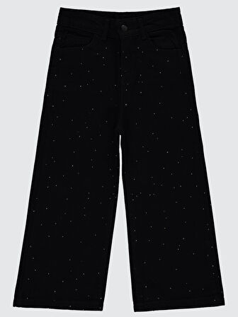 Civil Girls Kız Çocuk Pantolon 6-9 Yaş Siyah