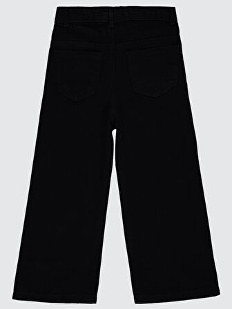 Civil Girls Kız Çocuk Pantolon 6-9 Yaş Siyah