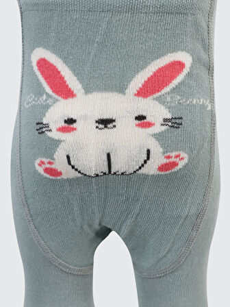 Civil Baby Kız Bebek Külotlu Çorap 6-18 Ay Yeşil