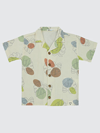 Civil Boys Erkek Çocuk Gömlek 6-9 Yaş Ekru