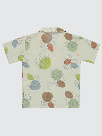 Civil Boys Erkek Çocuk Gömlek 6-9 Yaş Ekru