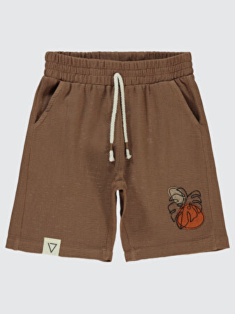 Civil Boys Erkek Çocuk Şort 6-9 Yaş Kahve