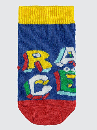 Civil Baby Erkek Bebek 3'lü Çorap Set 6-18 Ay Mavi