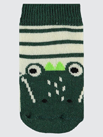Civil Baby Erkek Bebek 3'lü Çorap Set 6-18 Ay Yeşil