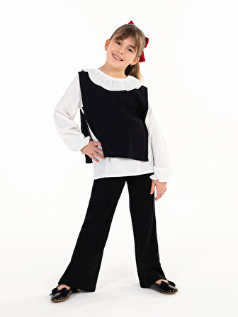 Civil Girls Kız Çocuk Takım 6-9 Yaş Siyah