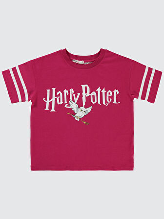 Harry Potter Kız Çocuk Tişört 10-13 Yaş Bordo