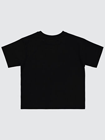 Tom And Jerry Kız Çocuk Tişört 2-5 Yaş Siyah