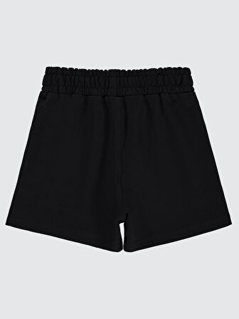 Civil Girls Kız Çocuk Şort 6-9 Yaş Siyah