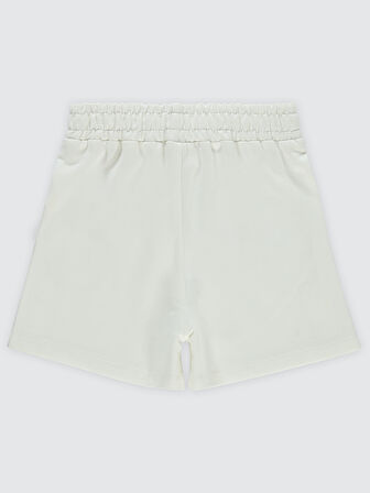 Civil Girls Kız Çocuk Şort 6-9 Yaş Ekru