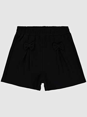 Civil Girls Kız Çocuk Şort 10-13 Yaş Siyah