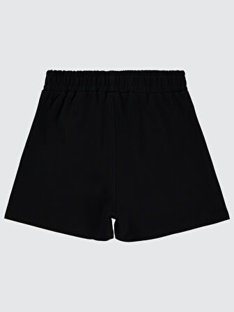 Civil Girls Kız Çocuk Şort 10-13 Yaş Siyah