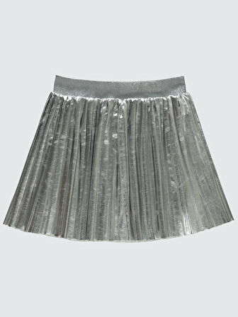 Civil Girls Kız Çocuk Piliseli Etek 6-9 Yaş Gri