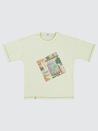 Civil Boys Erkek Çocuk Tişört 6-9 Yaş Ekru