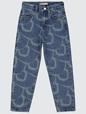 Civil Girls Kız Çocuk Pantolon 6-9 Yaş Açık Mavi