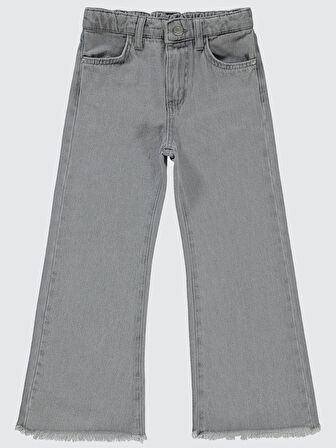 Civil Girls Kız Çocuk Pantolon 6-9 Yaş Gri