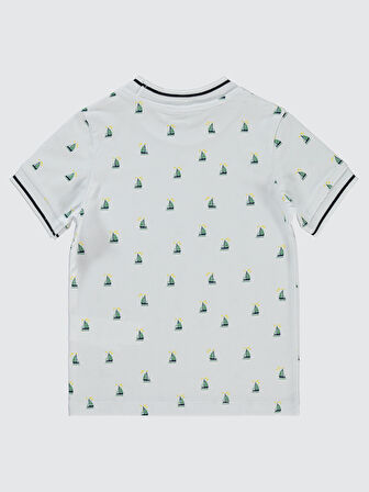 Civil Boys Erkek Çocuk Tişört 2-5 Yaş Beyaz